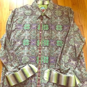 Men’s Robert Graham shirt XL NWOT